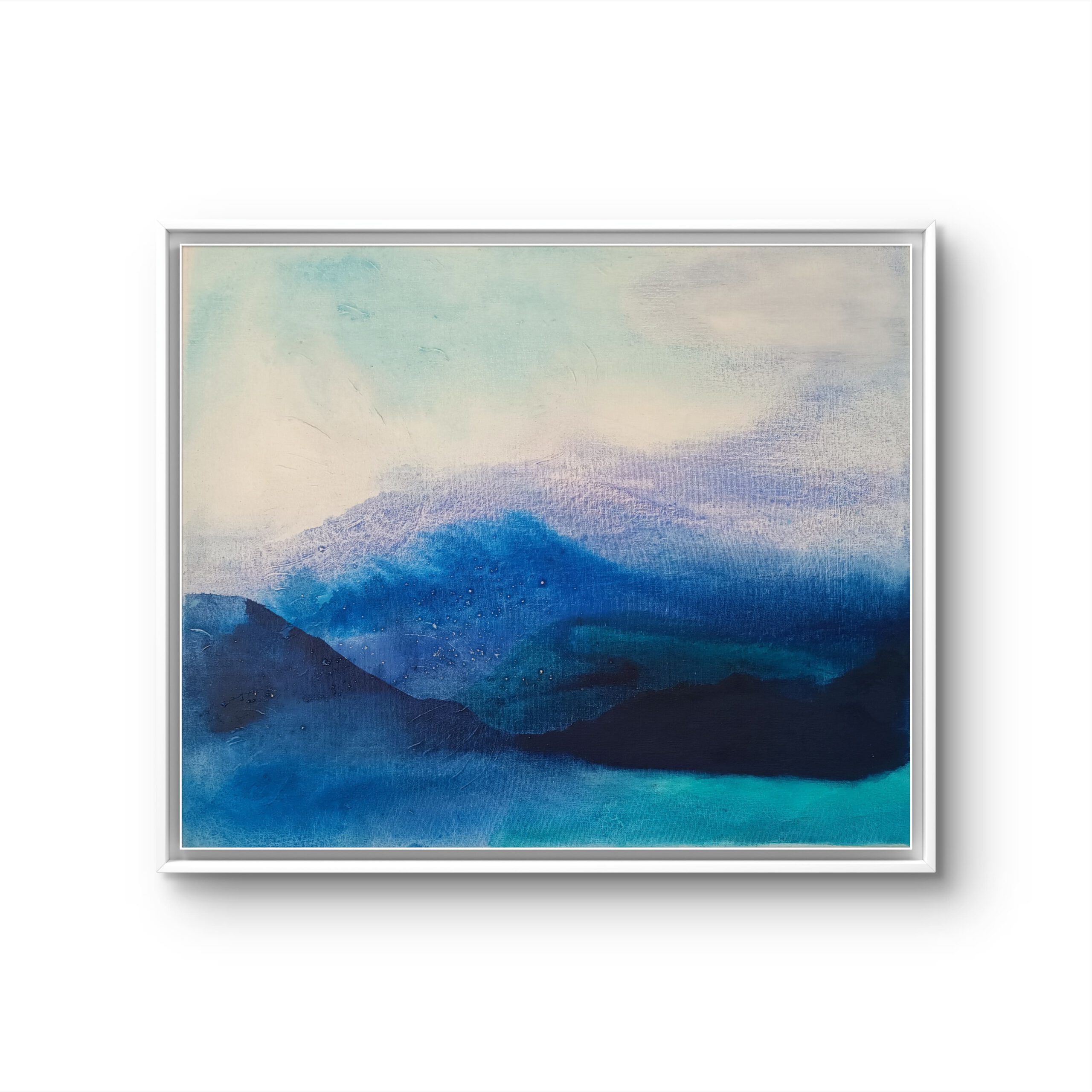 Elke Eiermann Fantasielandschaft in Blau